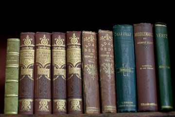 Image: selection of books (copyright Historic England)