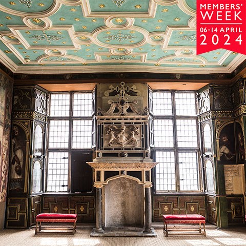 Image: state room at Bolsover Castle