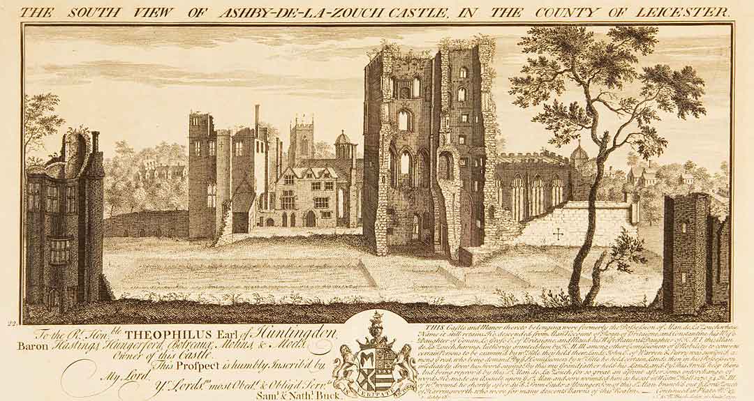 Buck, 'South View of Ashby de la Zouch Castle...', 1730