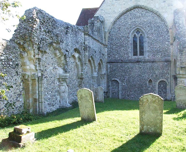 West end of the parish church West end of the parish church