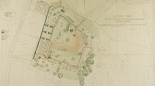 Part of Seely and Paget’s scheme for the gardens at Eltham, 1934