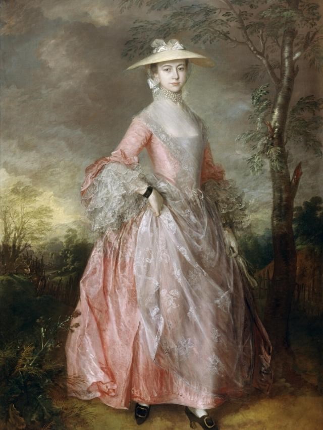 Talk on Mary, Countess Howe by Gainsborough and Mrs Musters as Hebe by Reynolds