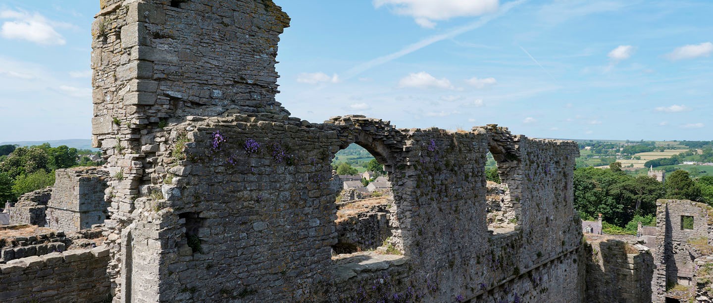 The ruins of Middleham Castle The ruins of Middleham Castle