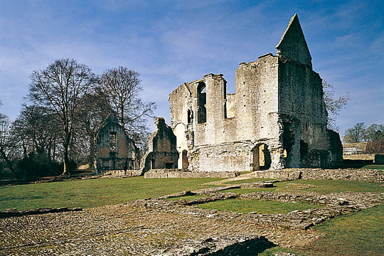Minster Lovell Hall from the south-west