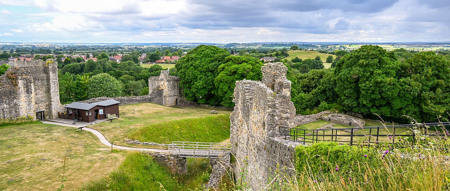 The ruins of Pickering Castle The ruins of Pickering Castle