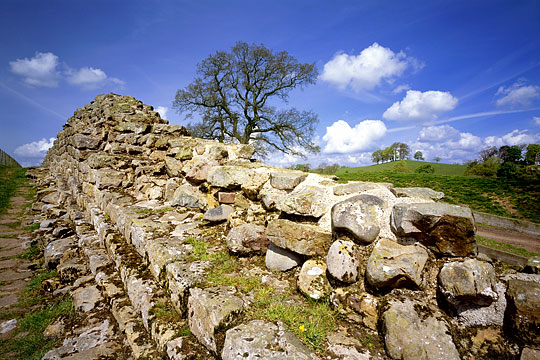 Part of Hadrian’s Wall at Willowford