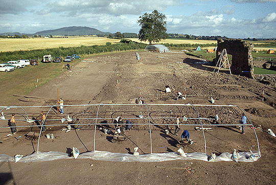 Archaeologists at Wroxeter in 1974