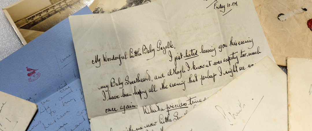 Image: a selection of the love letters found Image: a selection of the love letters found