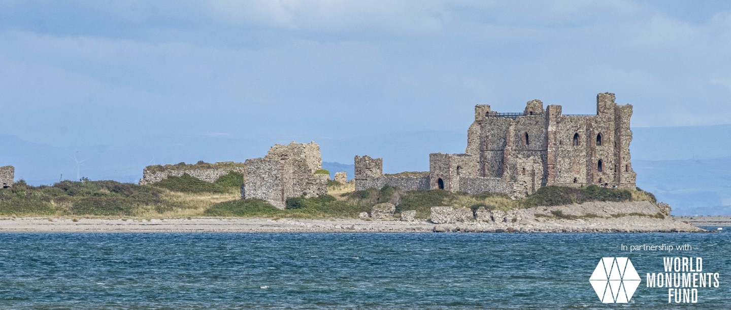 Image: Piel Castle seen from across the water