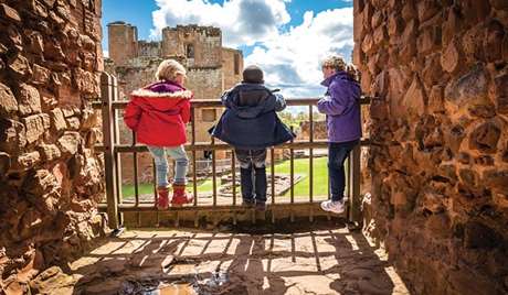 Kenilworth Castle, Warwickshire "So much history, and when you walk in the fields around it in the early evening and the sun hits that red stone, it's just beautiful."