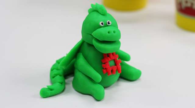Play shop doh dragon