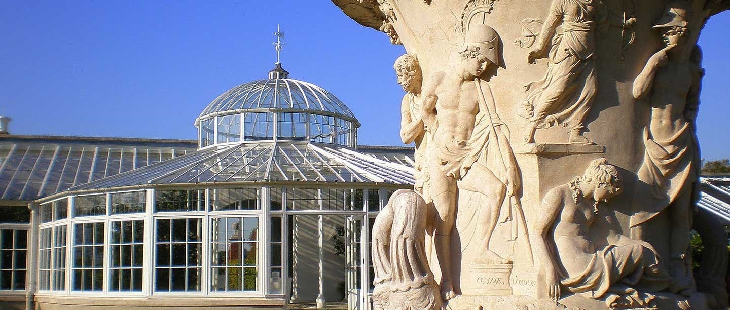 Coade stone sculpture at Chiswick House