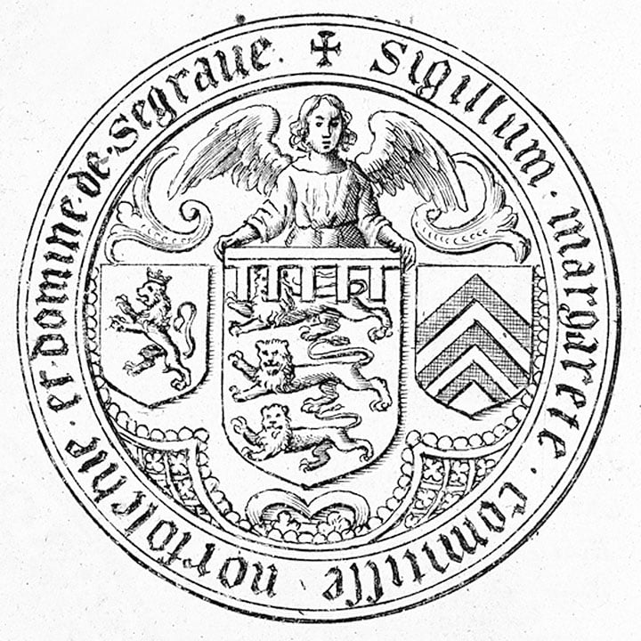 The seal of Margaret Brotherton The seal of Margaret Brotherton