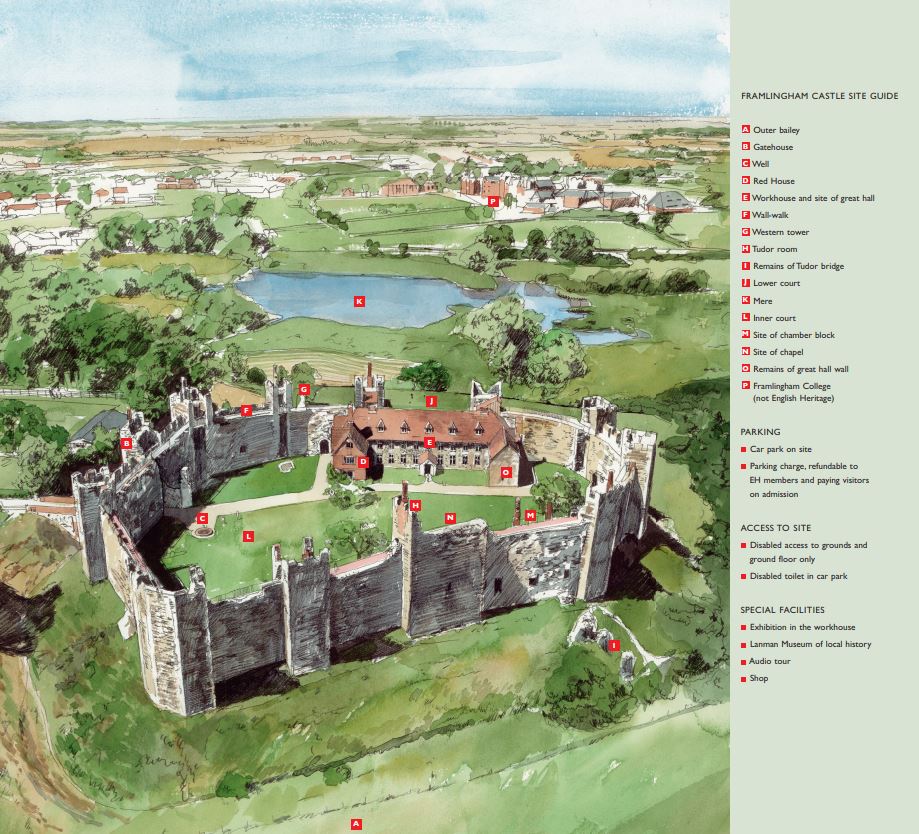 Framlingham Site Map