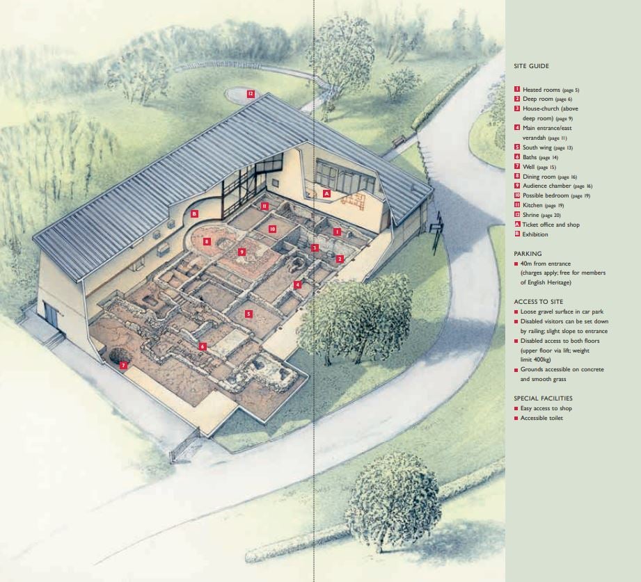 Lullingstone Site Map