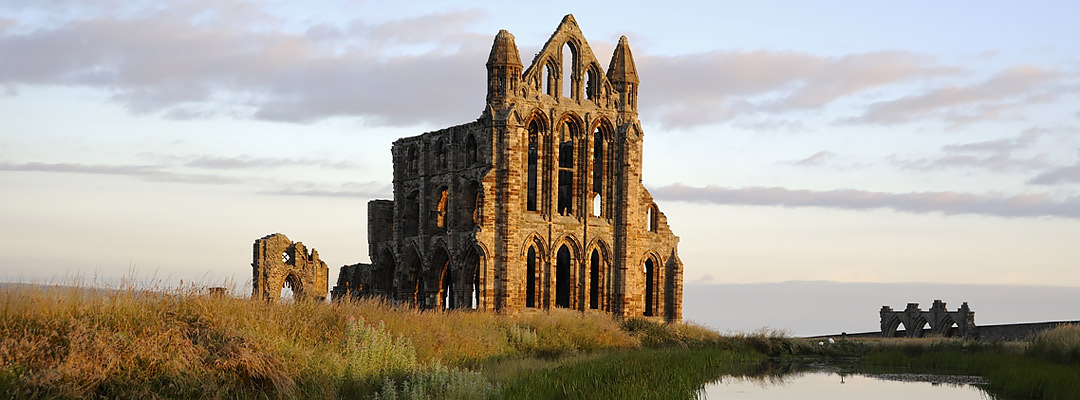 The ruins of the Benedictine abbey at Whitby The ruins of the Benedictine abbey at Whitby