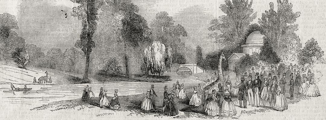 Giraffes on the lawn of Chiswick House in June 1844 Giraffes on the lawn of Chiswick House in June 1844