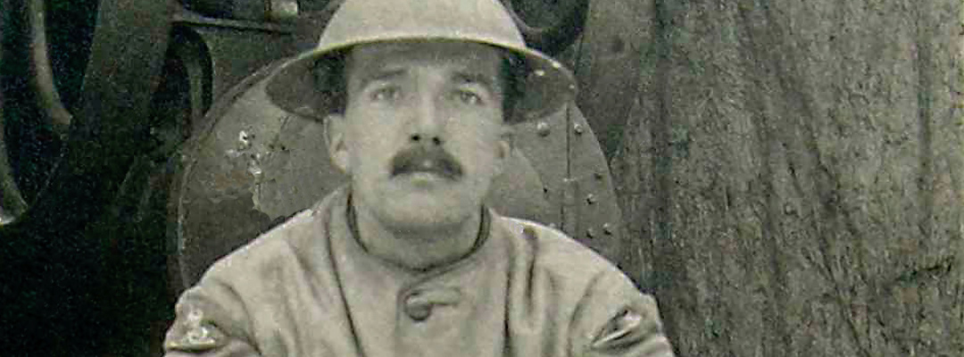 John Glasson Thomas on battery duty in France in February 1917