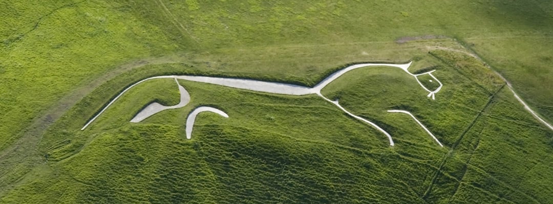 The White Horse at Uffington, Oxfordshire The White Horse at Uffington, Oxfordshire