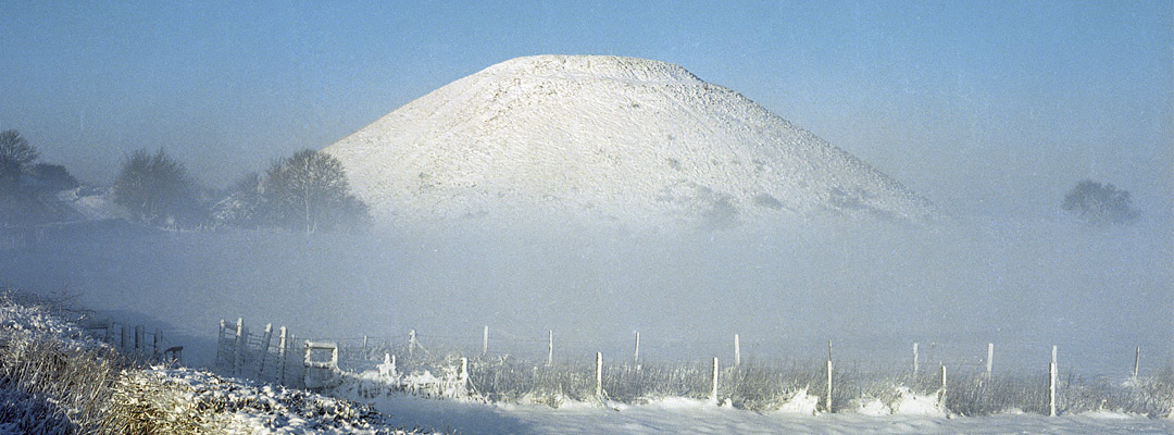 Silbury Hill, Wiltshire, the largest prehistoric artificial mound in Europe