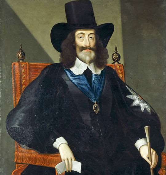 Charles I at his trial in 1649