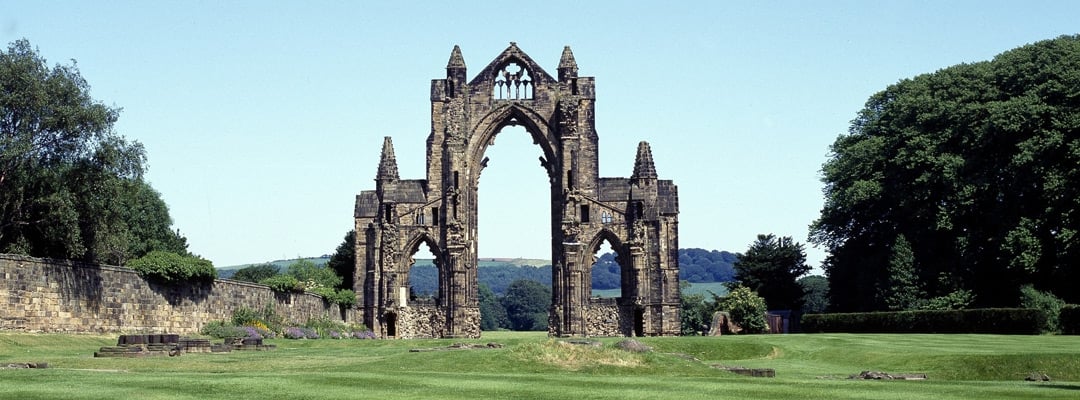 The ruins of Gisborough Priory, North Yorkshire