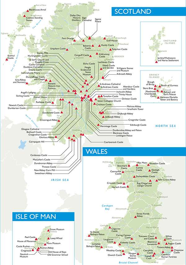 english heritage sites map Associated Attractions English Heritage english heritage sites map