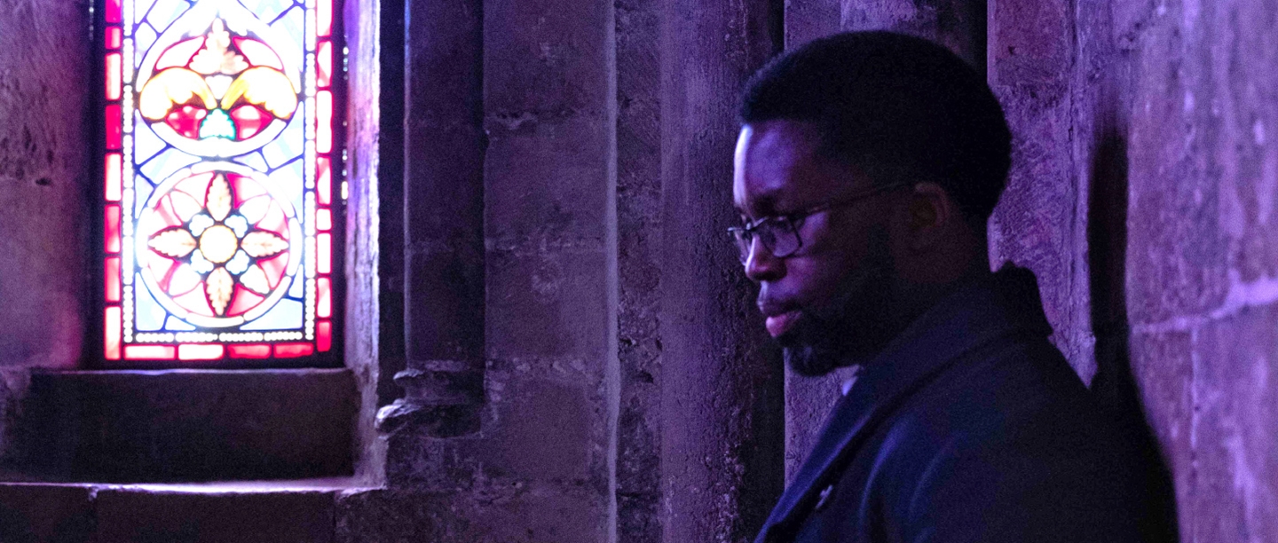 Poet Jacob Sam-La Rose in Dover Castle