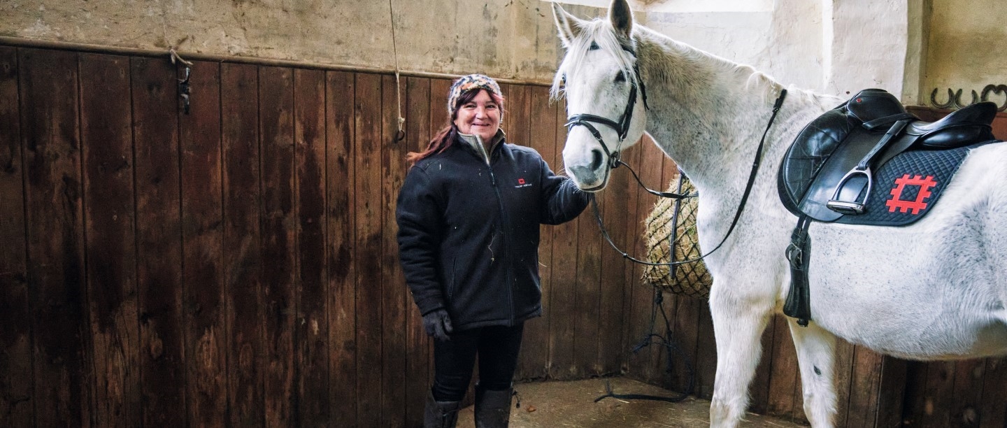 Image: Shelly Lovick, stables manager at Audley End House and Gardens