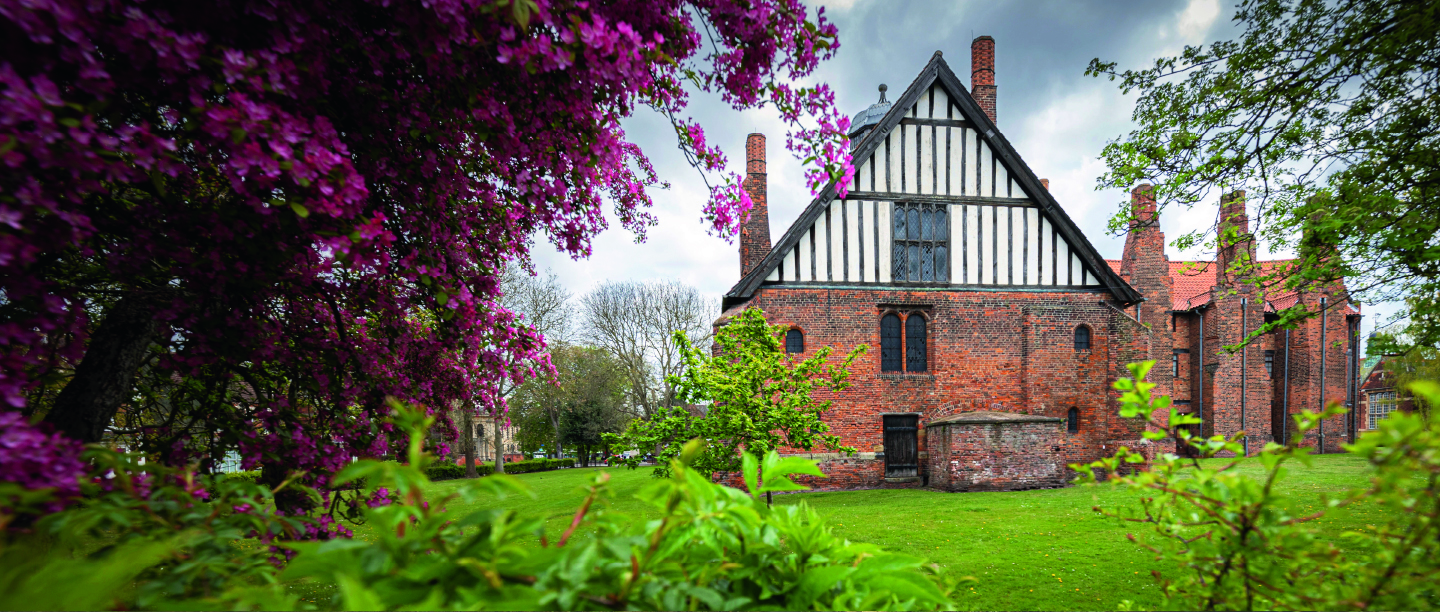 Image: External view of Gainsborough Old Hall