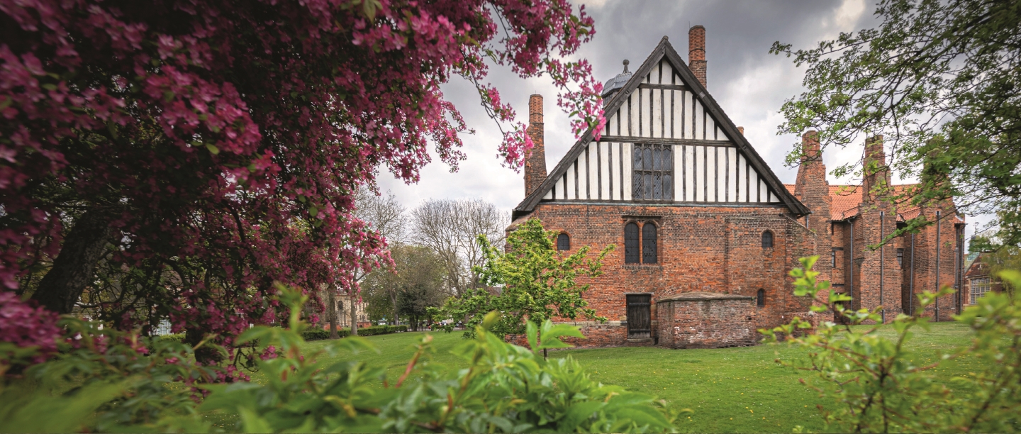 Image: External view of Gainsborough Old Hall