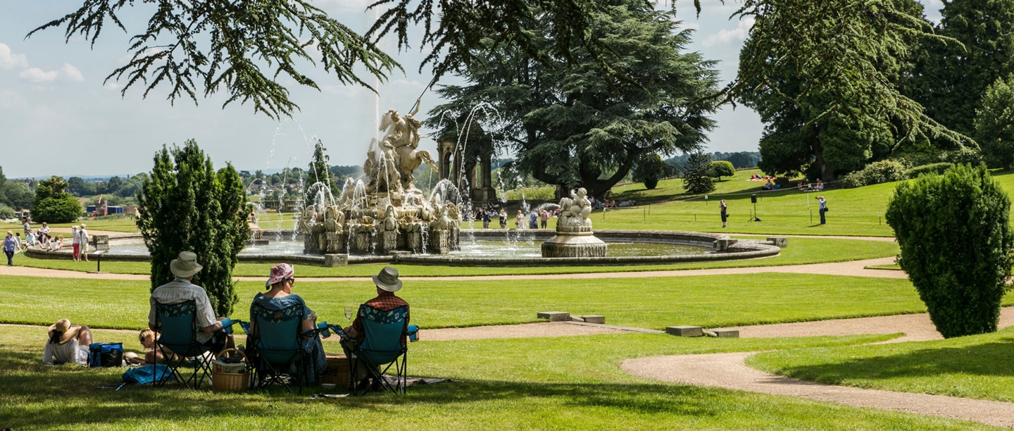 Image: Fountain at Witley Court and Gardens