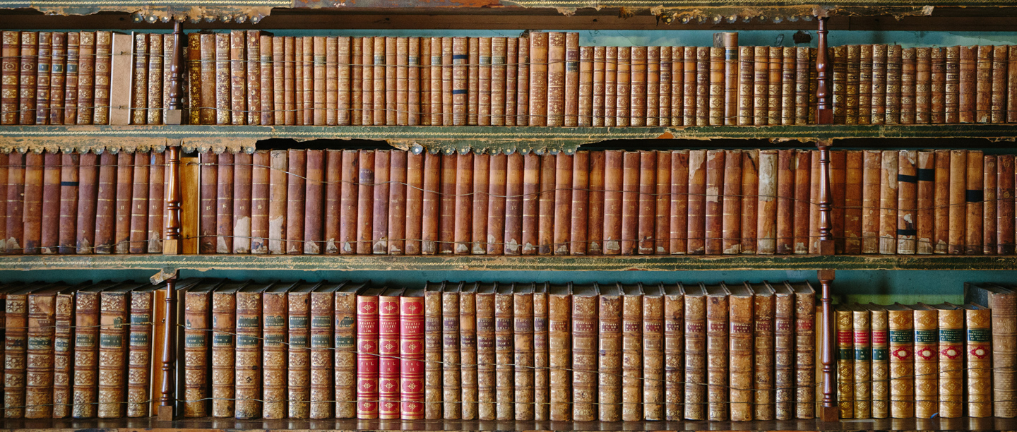 Image: Books in Brodsworth Hall's library