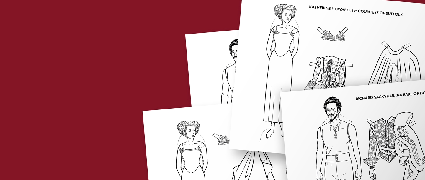 Image: Jacobean dressing-up dolls