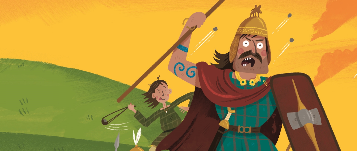 Iron Age warriors illustration