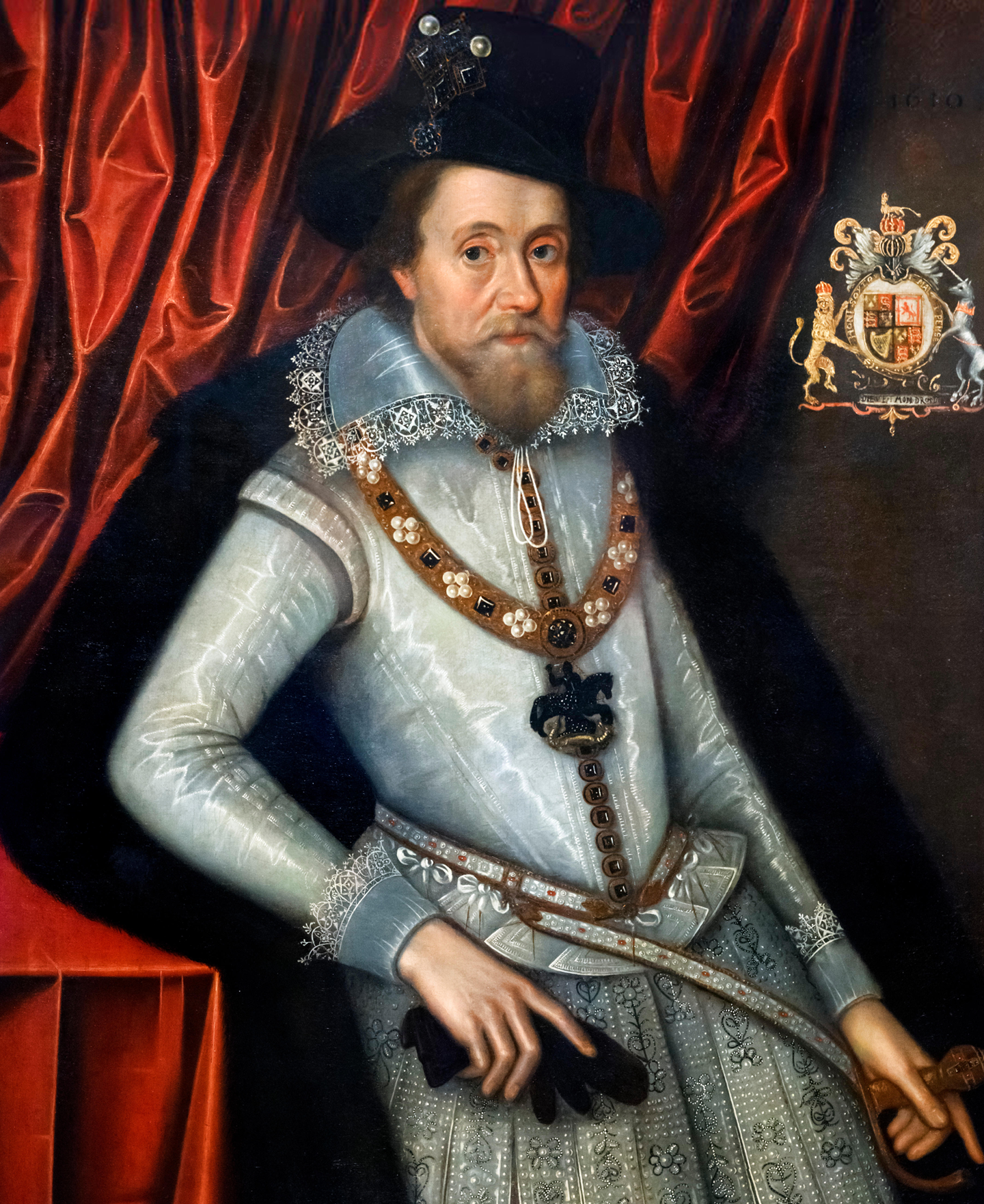 Image: Portrait of James I and IV