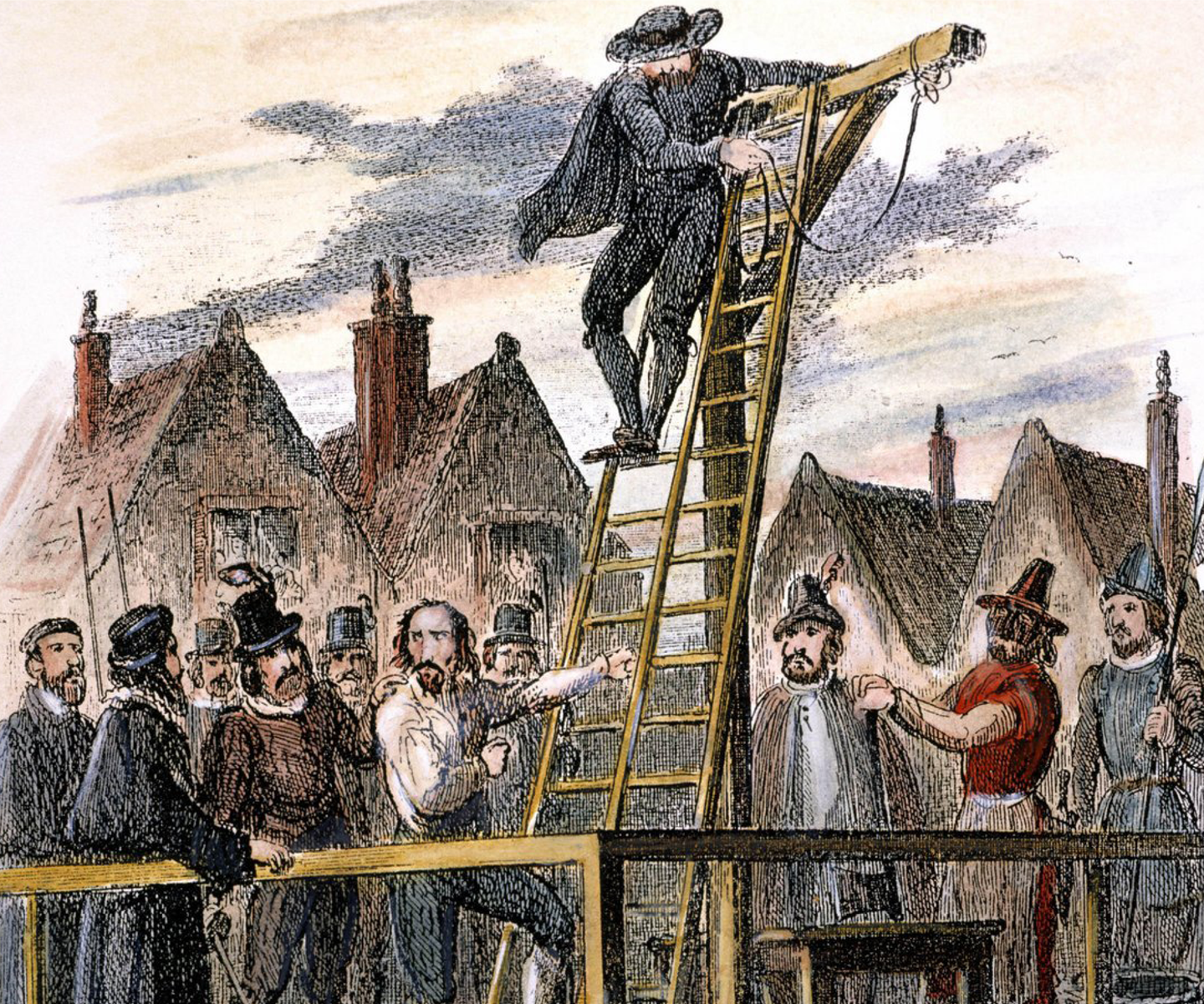 Image: The execution of Guy Fawkes on 31 January, 1606 