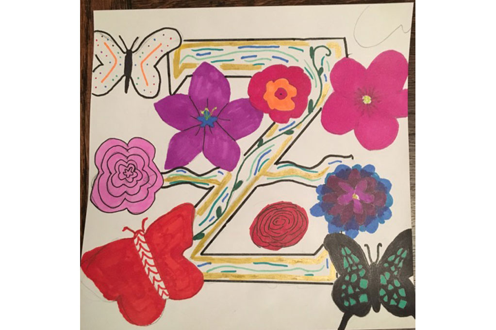 Zoë Wallace, aged 10