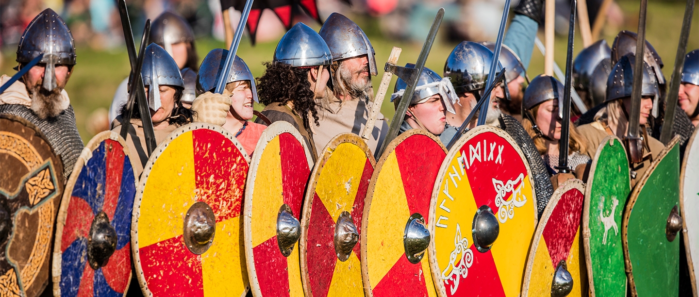 Image: Battle of Hastings re-enactors