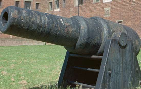 Image: Canon at Fort Widley (© Mr Paul Shutt. Source: Historic England Archive)