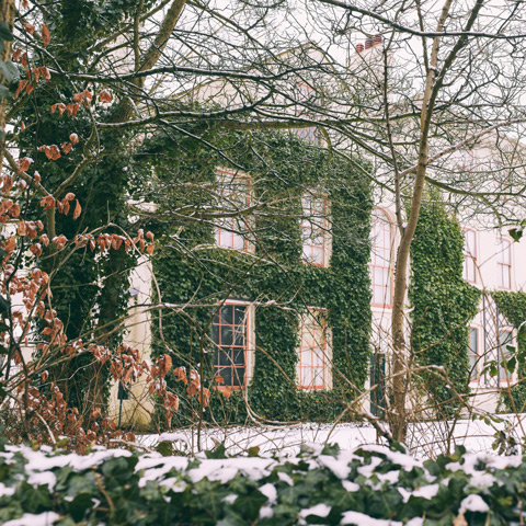 Image: Down House in the snow