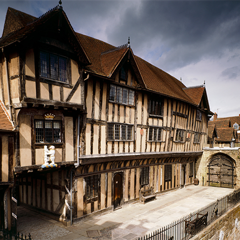 Image: Lord Leycester Hospital in Warwick (copyright Historic England)