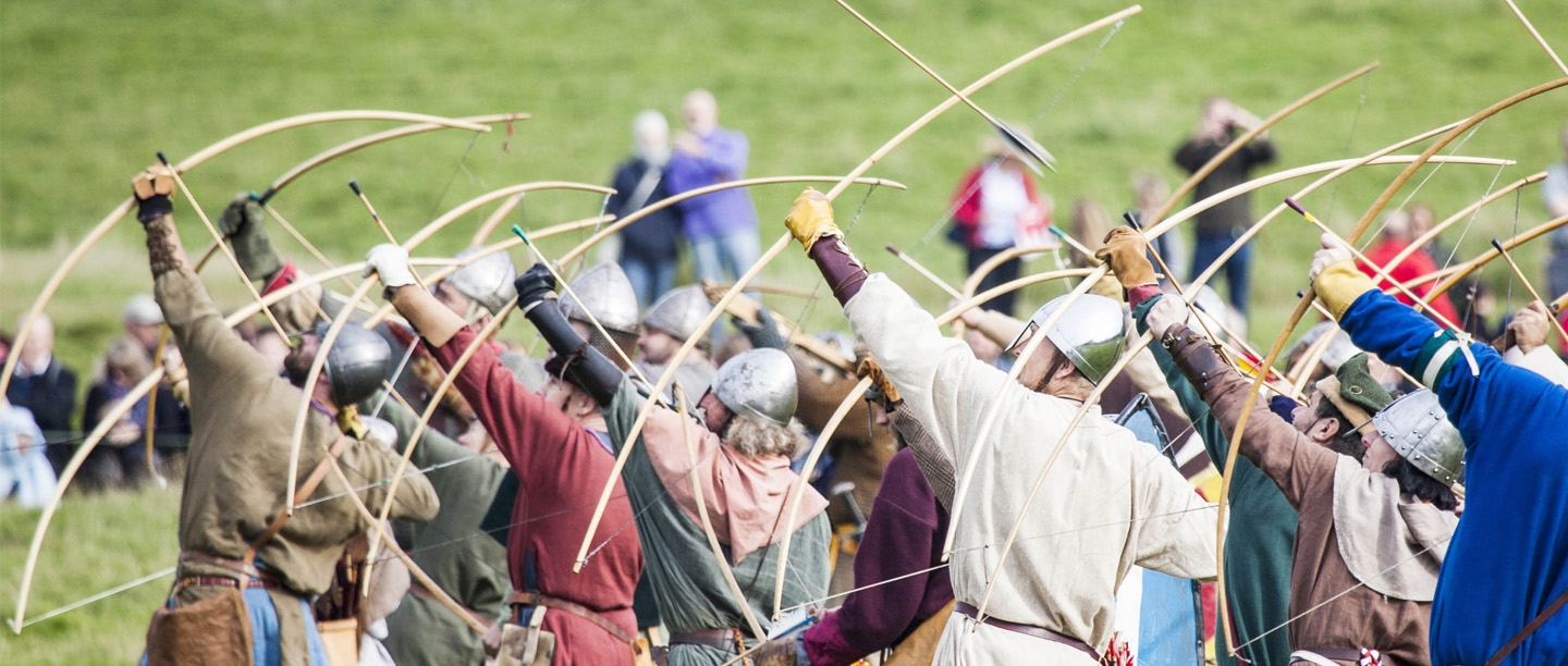 Image: Archers at the Battle of Hastings re-enactment