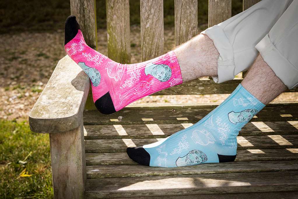 Image Socks with Luke Edward Halls designs