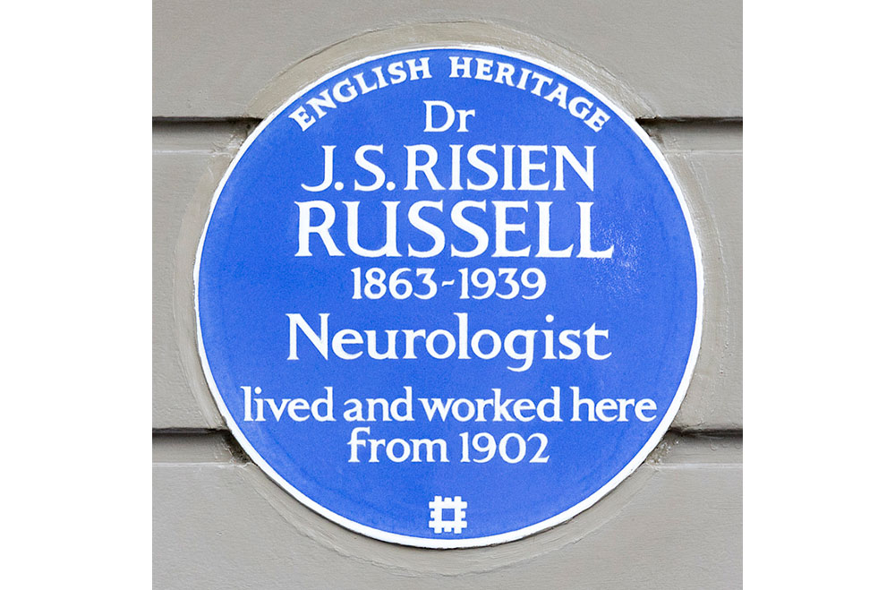 Js Risien Russell Neurologist Blue Plaques English Heritage English Heritage