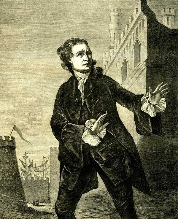 David Garrick as Hamlet