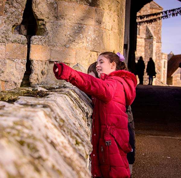 CARISBROOKE CASTLE, ISLE OF WIGHT