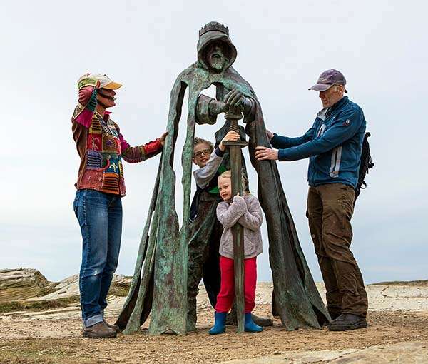 TINTAGEL CASTLE, CORNWALL