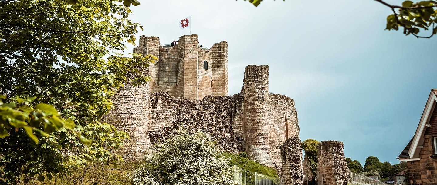 View of Conisbrough Castle
