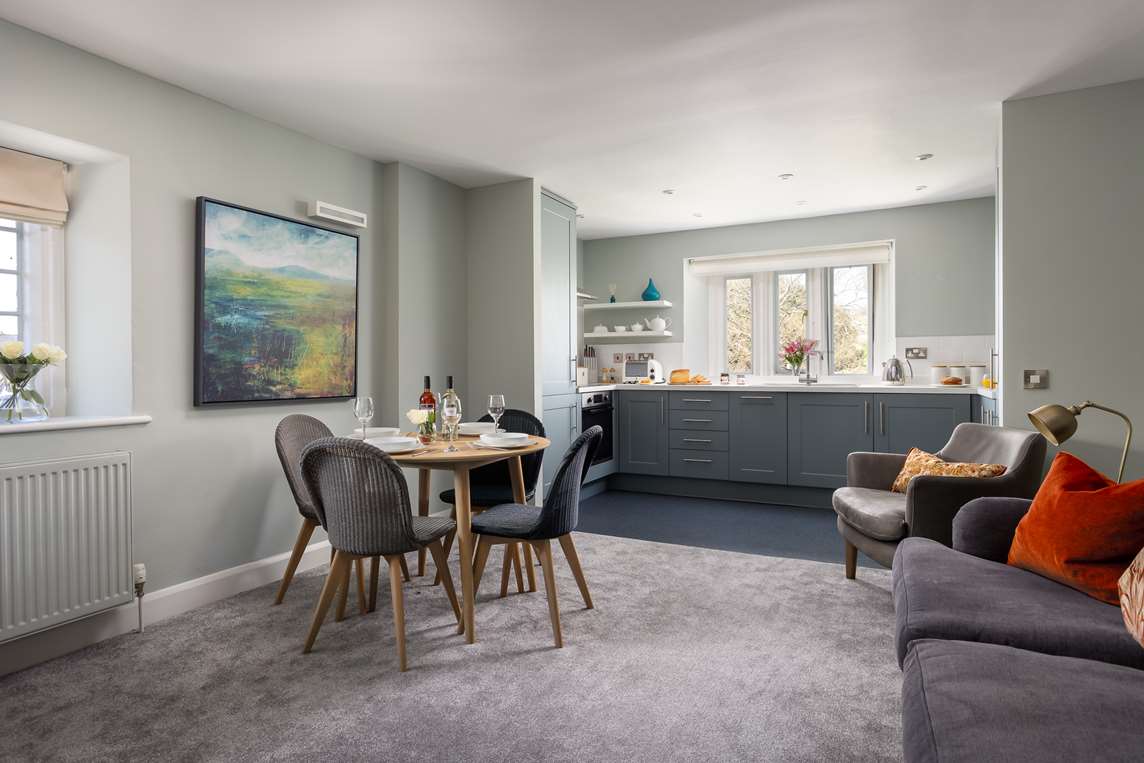 Kitchen, Lounge and dining area, first floor Kitchen, Lounge and dining area, first floor